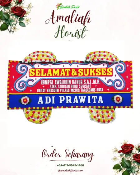 Papan Bunga Ucapan Selamat Kaligubug